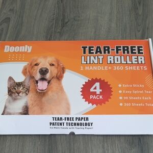 Tear Free Lint Remover 1 Handle And 360 Sheets